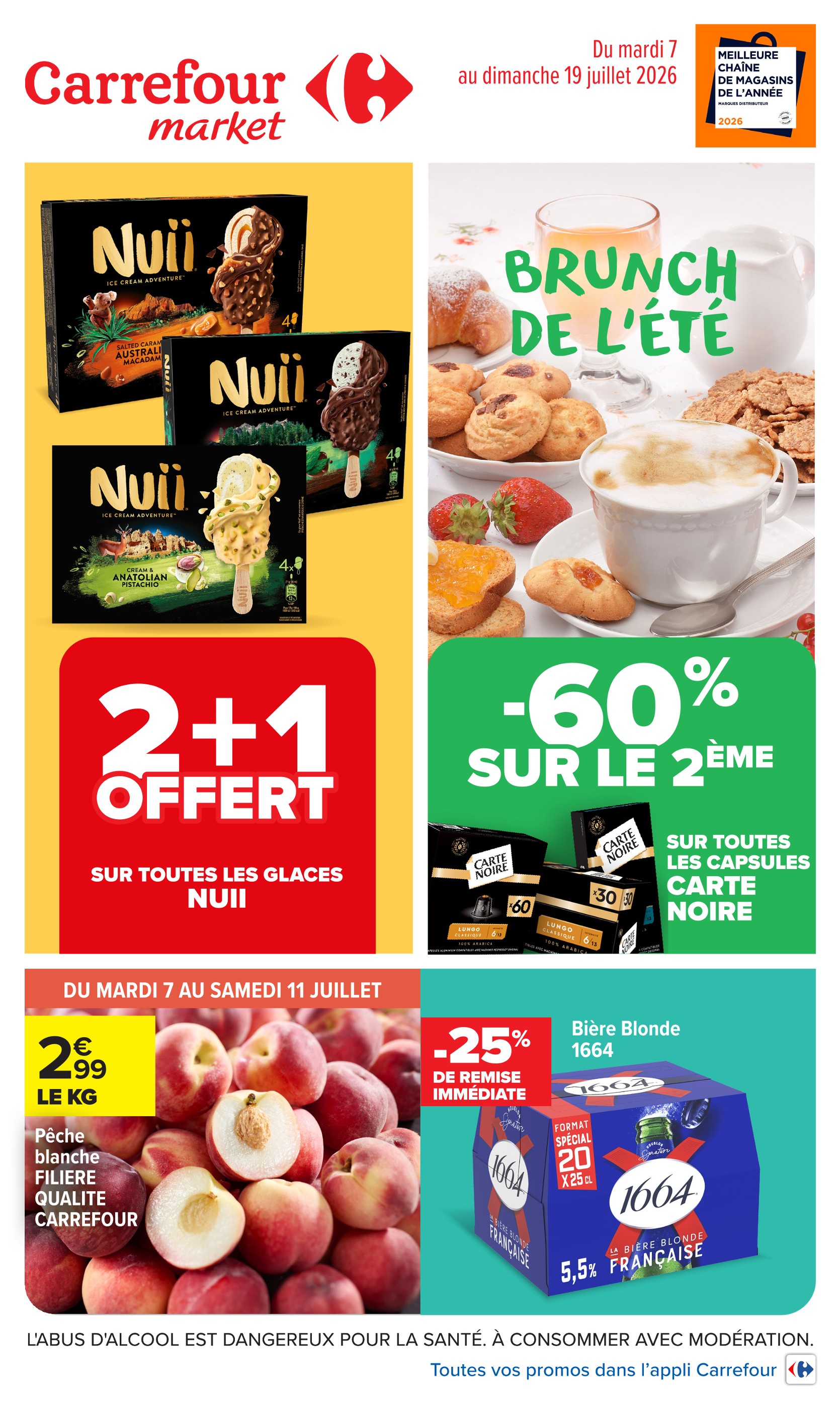 Prospectus Carrefour Market à Le Pradet, "Carrefour market", 17 pages, 07/07/2026 - 19/07/2026